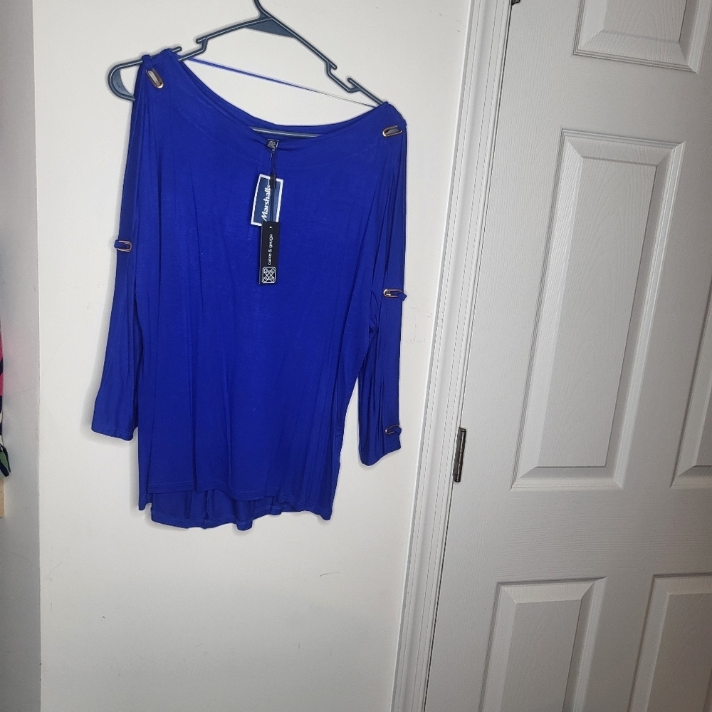 Cable & Gauge Royal Blue Top